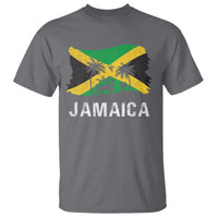 Jamaica T Shirt Retro Vintage Jamaican Pride Flag Lion Of Judah - Wonder Print Shop