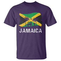 Jamaica T Shirt Retro Vintage Jamaican Pride Flag Lion Of Judah - Wonder Print Shop