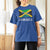 Jamaica T Shirt For Women Retro Vintage Jamaican Pride Flag Lion Of Judah - Wonder Print Shop