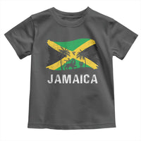 Jamaica Toddler T Shirt Retro Vintage Jamaican Pride Flag Lion Of Judah - Wonder Print Shop