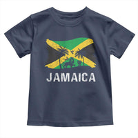 Jamaica Toddler T Shirt Retro Vintage Jamaican Pride Flag Lion Of Judah - Wonder Print Shop