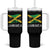 Jamaica Tumbler With Handle Retro Vintage Jamaican Pride Flag Lion Of Judah - Wonder Print Shop