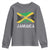 Jamaica Youth Sweatshirt Retro Vintage Jamaican Pride Flag Lion Of Judah - Wonder Print Shop