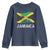 Jamaica Youth Sweatshirt Retro Vintage Jamaican Pride Flag Lion Of Judah - Wonder Print Shop