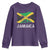 Jamaica Youth Sweatshirt Retro Vintage Jamaican Pride Flag Lion Of Judah - Wonder Print Shop