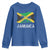 Jamaica Youth Sweatshirt Retro Vintage Jamaican Pride Flag Lion Of Judah - Wonder Print Shop