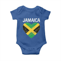Jamaican Heart Flag Baby Onesie Patriotic Jamaica Girls Proud Jamaican Roots - Wonder Print Shop