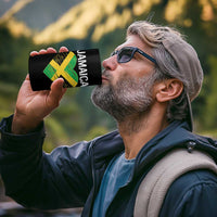 Jamaican Heart Flag 4 in 1 Can Cooler Tumbler Patriotic Jamaica Girls Proud Jamaican Roots - Wonder Print Shop