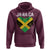Jamaican Heart Flag Hoodie Patriotic Jamaica Girls Proud Jamaican Roots - Wonder Print Shop