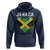 Jamaican Heart Flag Hoodie Patriotic Jamaica Girls Proud Jamaican Roots - Wonder Print Shop