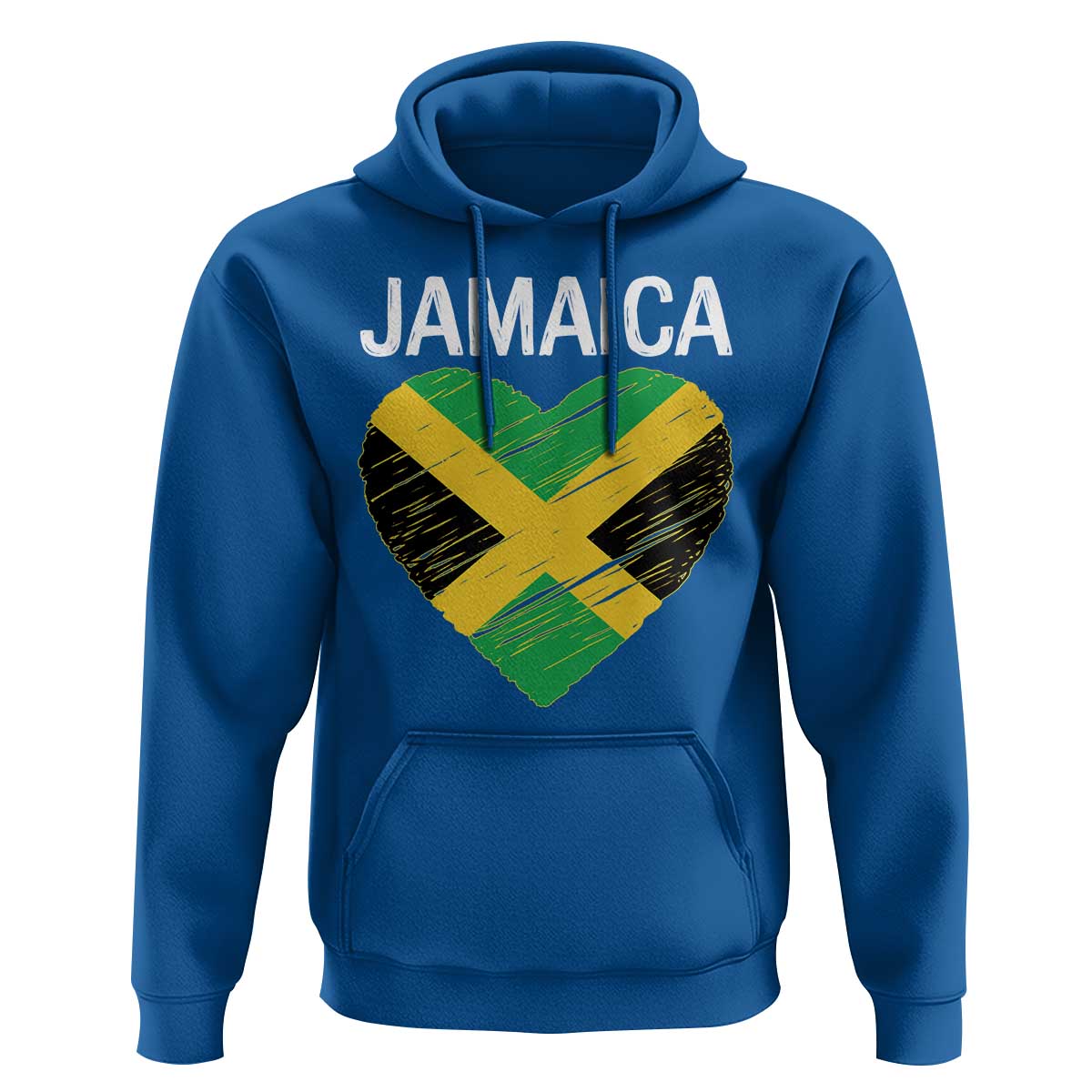 Jamaican Heart Flag Hoodie Patriotic Jamaica Girls Proud Jamaican Roots - Wonder Print Shop