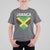 Jamaican Heart Flag T Shirt For Kid Patriotic Jamaica Girls Proud Jamaican Roots - Wonder Print Shop