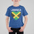 Jamaican Heart Flag T Shirt For Kid Patriotic Jamaica Girls Proud Jamaican Roots - Wonder Print Shop