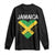 Jamaican Heart Flag Long Sleeve Shirt Patriotic Jamaica Girls Proud Jamaican Roots - Wonder Print Shop