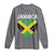 Jamaican Heart Flag Long Sleeve Shirt Patriotic Jamaica Girls Proud Jamaican Roots - Wonder Print Shop