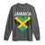 Jamaican Heart Flag Long Sleeve Shirt Patriotic Jamaica Girls Proud Jamaican Roots - Wonder Print Shop