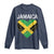 Jamaican Heart Flag Long Sleeve Shirt Patriotic Jamaica Girls Proud Jamaican Roots - Wonder Print Shop