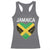 Jamaican Heart Flag Racerback Tank Top Patriotic Jamaica Girls Proud Jamaican Roots - Wonder Print Shop