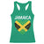 Jamaican Heart Flag Racerback Tank Top Patriotic Jamaica Girls Proud Jamaican Roots - Wonder Print Shop