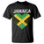 Jamaican Heart Flag T Shirt Patriotic Jamaica Girls Proud Jamaican Roots - Wonder Print Shop