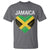 Jamaican Heart Flag T Shirt Patriotic Jamaica Girls Proud Jamaican Roots - Wonder Print Shop