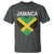 Jamaican Heart Flag T Shirt Patriotic Jamaica Girls Proud Jamaican Roots - Wonder Print Shop