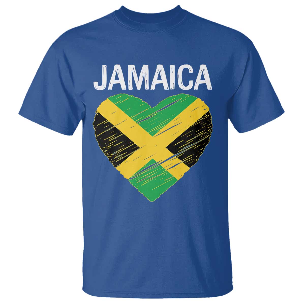 Jamaican Heart Flag T Shirt Patriotic Jamaica Girls Proud Jamaican Roots - Wonder Print Shop
