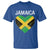 Jamaican Heart Flag T Shirt Patriotic Jamaica Girls Proud Jamaican Roots - Wonder Print Shop