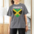 Jamaican Heart Flag T Shirt For Women Patriotic Jamaica Girls Proud Jamaican Roots - Wonder Print Shop