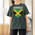 Jamaican Heart Flag T Shirt For Women Patriotic Jamaica Girls Proud Jamaican Roots - Wonder Print Shop
