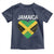 Jamaican Heart Flag Toddler T Shirt Patriotic Jamaica Girls Proud Jamaican Roots - Wonder Print Shop