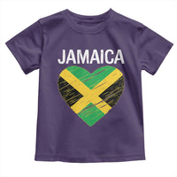 Jamaican Heart Flag Toddler T Shirt Patriotic Jamaica Girls Proud Jamaican Roots - Wonder Print Shop