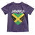 Jamaican Heart Flag Toddler T Shirt Patriotic Jamaica Girls Proud Jamaican Roots - Wonder Print Shop