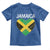 Jamaican Heart Flag Toddler T Shirt Patriotic Jamaica Girls Proud Jamaican Roots - Wonder Print Shop