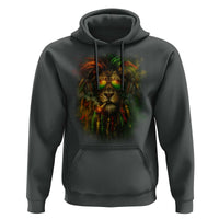 Rasta Reggae Lion Smoking Weed Hoodie Jamaican Reggae Music and Weed Lovers - Wonder Print Shop