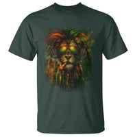 Rasta Reggae Lion Smoking Weed T Shirt Jamaican Reggae Music and Weed Lovers - Wonder Print Shop