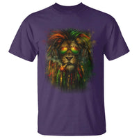 Rasta Reggae Lion Smoking Weed T Shirt Jamaican Reggae Music and Weed Lovers - Wonder Print Shop