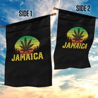 Jamaica Stoner Garden Flag Rasta Sunset Cannabis Marijuana Weed Lovers 420 - Wonder Print Shop