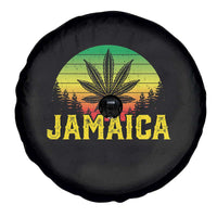 Jamaica Stoner Spare Tire Cover Rasta Sunset Cannabis Marijuana Weed Lovers 420 - Wonder Print Shop