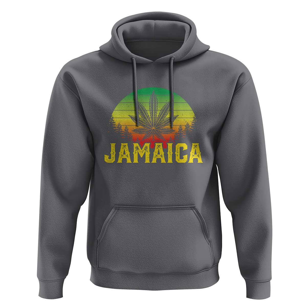 Jamaica Stoner Hoodie Rasta Sunset Cannabis Marijuana Weed Lovers 420 - Wonder Print Shop