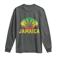 Jamaica Stoner Long Sleeve Shirt Rasta Sunset Cannabis Marijuana Weed Lovers 420 - Wonder Print Shop