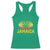 Jamaica Stoner Racerback Tank Top Rasta Sunset Cannabis Marijuana Weed Lovers 420 - Wonder Print Shop