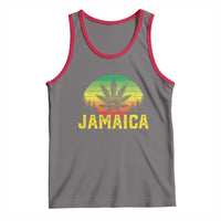 Jamaica Stoner Tank Top Rasta Sunset Cannabis Marijuana Weed Lovers 420 - Wonder Print Shop