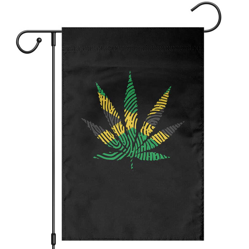 Jamaica Flag Cannabis Garden Flag Funny Stoner Weed Lovers Marijuana 420 - Wonder Print Shop