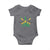 Jamaica Flag Cannabis Baby Onesie Funny Stoner Weed Lovers Marijuana 420 - Wonder Print Shop