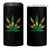 Jamaica Flag Cannabis 4 in 1 Can Cooler Tumbler Funny Stoner Weed Lovers Marijuana 420 - Wonder Print Shop