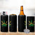 Jamaica Flag Cannabis 4 in 1 Can Cooler Tumbler Funny Stoner Weed Lovers Marijuana 420 - Wonder Print Shop