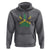 Jamaica Flag Cannabis Hoodie Funny Stoner Weed Lovers Marijuana 420 - Wonder Print Shop