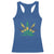 Jamaica Flag Cannabis Racerback Tank Top Funny Stoner Weed Lovers Marijuana 420 - Wonder Print Shop