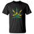 Jamaica Flag Cannabis T Shirt Funny Stoner Weed Lovers Marijuana 420 - Wonder Print Shop